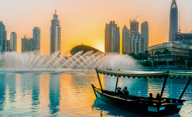 Dubai Fountain Show And Lake Ride