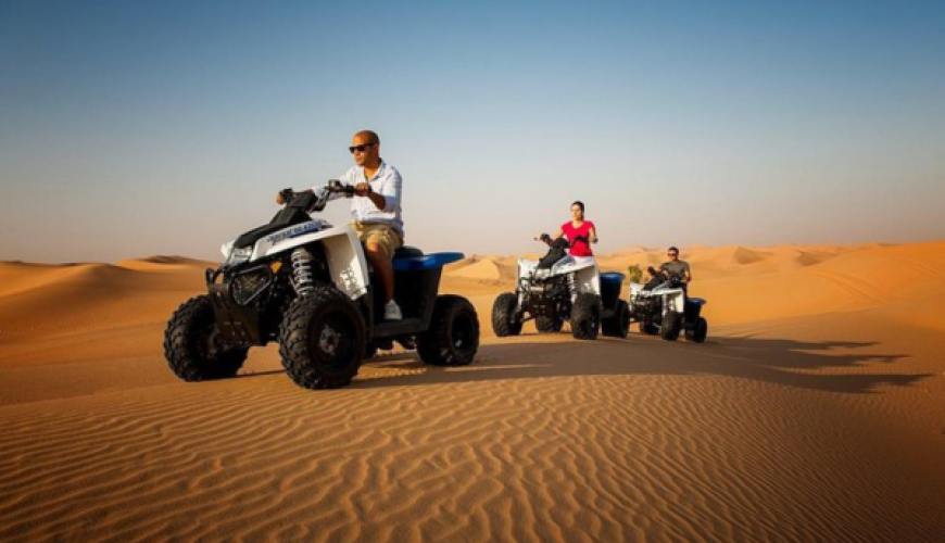 Morning Desert Safari With ATV Quad Bike Ride